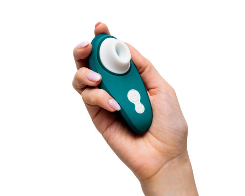 Вакуумний кліторальний стимулятор Womanizer Liberty 2 Dark Petrol, 8 режимів, магнітна кришечка