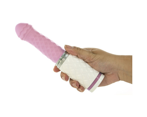 Роскошный вибратор-пульсатор Pillow Talk - Feisty Thrusting Vibrator Pink (мятая упаковка!!!)