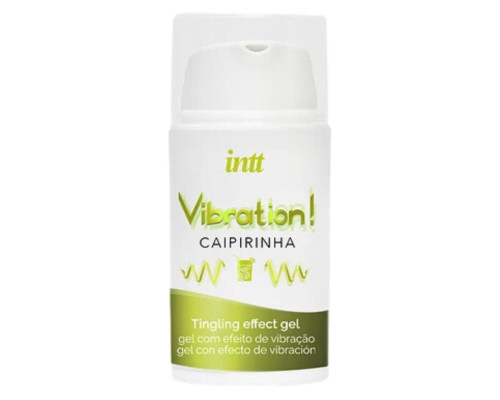Рідкий вібратор Intt Vibration Caipirinha  (15 мл), густий гель, дуже смачний, діє до 30 хвилин