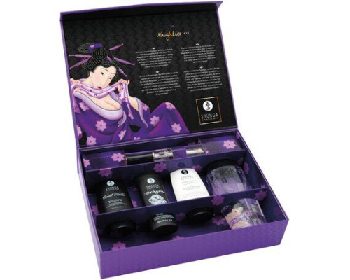 Подарунковий набір Shunga Naughtier Kit, 5 продуктів для інтимної стимуляції