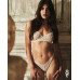 Комплект Obsessive Alissium 2-pcs set, XL/2XL, мереживо, ліф з м’якою чашкою, трусики танга