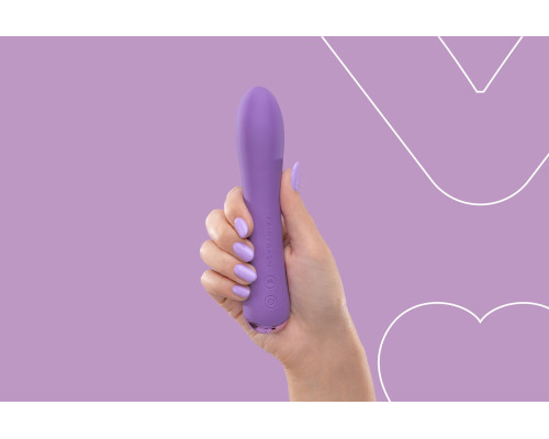 Вібратор з підігрівом FairyGasm WowGenie violet, підігрів до 42 °C