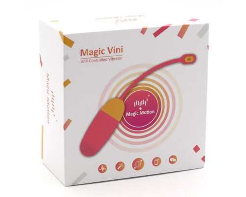 Смарт-віброяйце Magic Motion Vini Orange, керування зі смартфона (м'ята упаковка!!!)