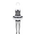 Эротический костюм горничной с юбкой Obsessive Housemaid 5 pcs costume S/M black (мятая упаковка!!!)