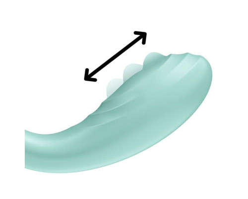 Вибратор с жемчужной стимуляцией точки G Satisfyer Rrrolling Pleasure Mint (мятая упаковка!!!)