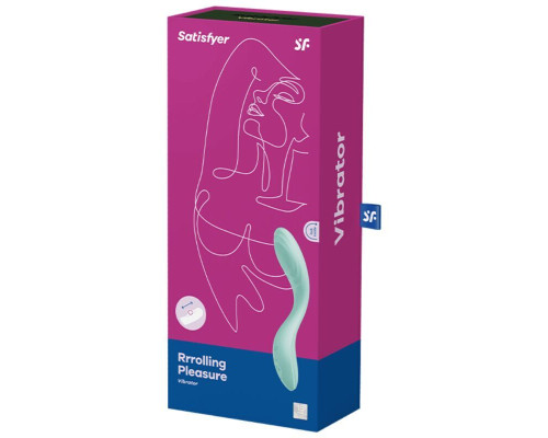 Вибратор с жемчужной стимуляцией точки G Satisfyer Rrrolling Pleasure Mint (мятая упаковка!!!)