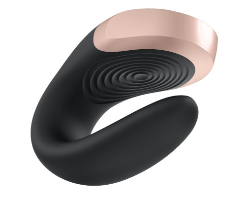 Смарт-вибратор для пар Satisfyer Double Love (Black) (мятая упаковка!!!)