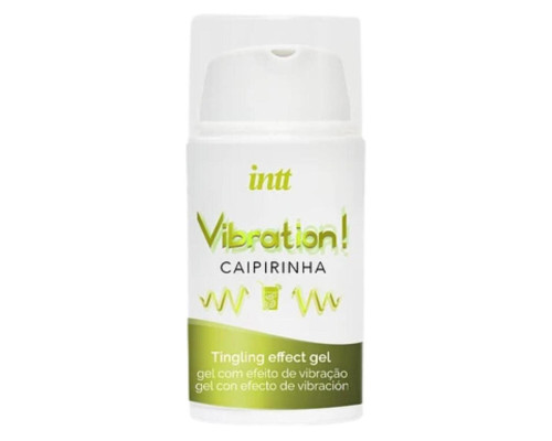 Жидкий вибратор Intt Vibration Caipirinha  (15 мл) (мятая упаковка!!!)