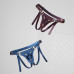 Трусики для страпона Strap-On-Me Harness Generous Blue, One Size, штучна шкіра, регульовані ремені, змінні кріплення для дилдо