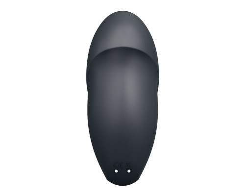 Вібростимулятор-пульсатор Satisfyer Tap & Climax 1 Grey, ефект постукування пальцем, 2 мотори