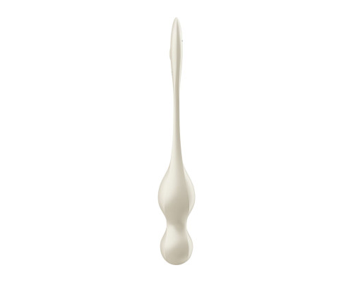 Вагінальні смарт-кульки з вібрацією Satisfyer Love Birds 1 Connect App White, 78 г