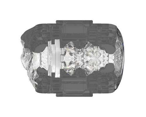 Двосторонній мастурбатор Fleshlight Quickshot Stoya, компактний, наскрізний, зі зліпка вульви та ануса