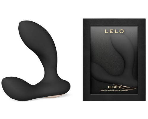 Смарт-масажер простати LELO Hugo 2 Black, 2 мотори, підвищена потужність
