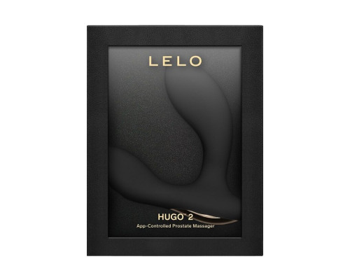 Смарт-масажер простати LELO Hugo 2 Black, 2 мотори, підвищена потужність