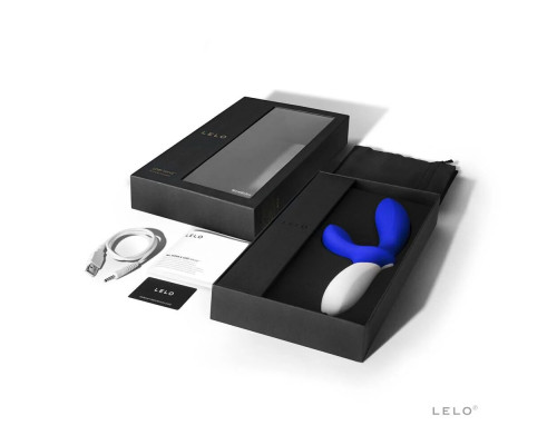 Масажер простати LELO Loki Wave Federal Blue, 2 мотори, манливий рух + стимуляція промежини