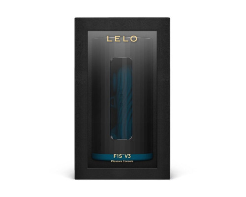 Смарт-мастурбатор LELO F1S V3 Teal, 2 мотори, 8 режимів, стимуляція звуковими хвилями
