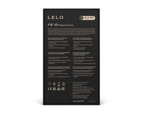 Смарт-мастурбатор LELO F1S V3 Teal, 2 мотори, 8 режимів, стимуляція звуковими хвилями