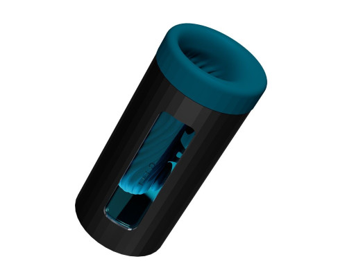 Смарт-мастурбатор LELO F1S V3 XL Teal, збільшений, 2 мотори, 8 режимів, стимуляція звуковими хвилями