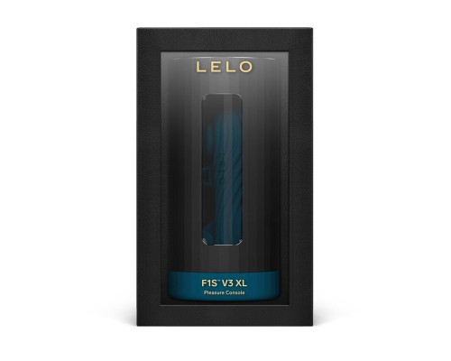 Смарт-мастурбатор LELO F1S V3 XL Teal, збільшений, 2 мотори, 8 режимів, стимуляція звуковими хвилями