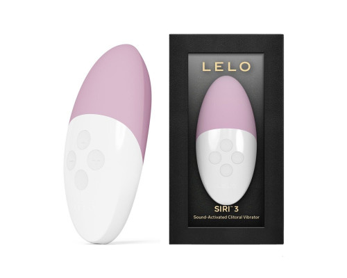 Музичний вібратор для клітора LELO SIRI 3 Soft Pink, вібрації в ритмі звуків без смартфона