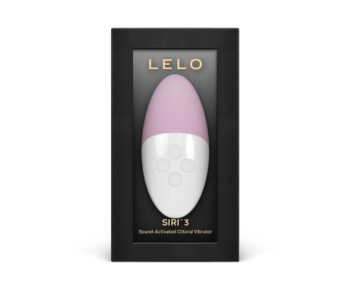 Музичний вібратор для клітора LELO SIRI 3 Soft Pink, вібрації в ритмі звуків без смартфона