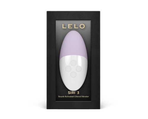 Музичний вібратор для клітора LELO SIRI 3 Calm Lavender, вібрації в ритмі звуків без смартфона