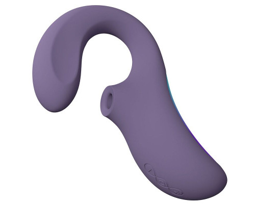 Кліторально-вагінальний звуковий стимулятор LELO Enigma WAVE Cyber Purple, 3 типи стимуляції