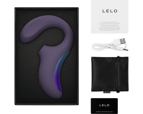 Кліторально-вагінальний звуковий стимулятор LELO Enigma WAVE Cyber Purple, 3 типи стимуляції