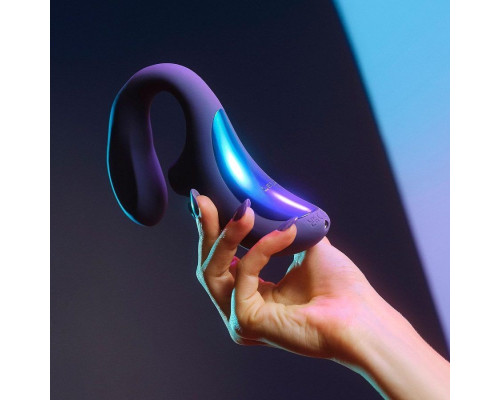 Кліторально-вагінальний звуковий стимулятор LELO Enigma WAVE Cyber Purple, 3 типи стимуляції