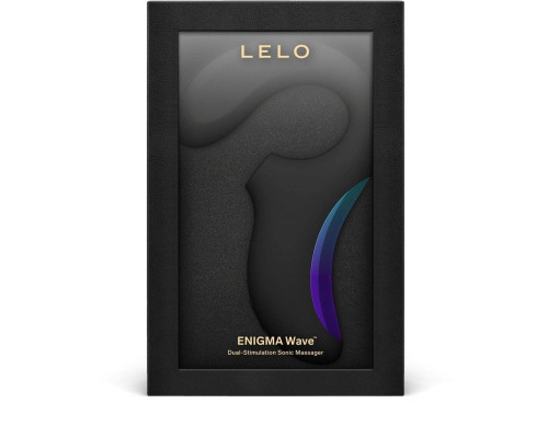 Кліторально-вагінальний звуковий стимулятор LELO Enigma WAVE Black, 3 типи стимуляції