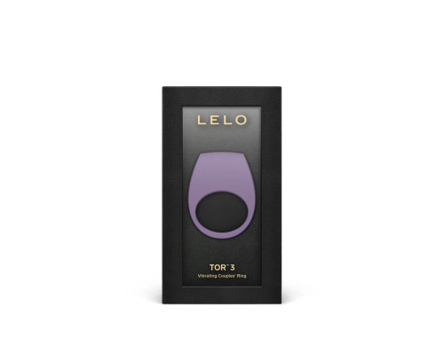 Ерекційне кільце з вібрацією LELO Tor 3 Violet Dusk, керування зі смартфона