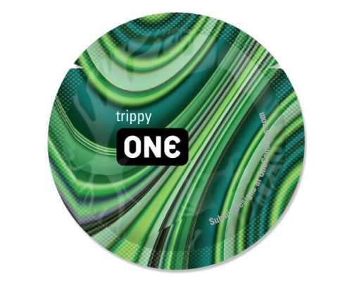 Презерватив ONE Glowing Pleasures, 1 шт, світиться в темряві, зі змазкою