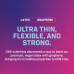 Презервативи ONE Flex Graphene, 10 шт, супертонкі, дуже міцні, подарункове паковання-тубус