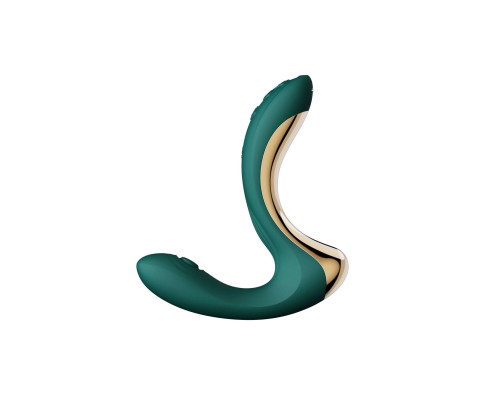 Вібратор-пульсатор з вакуумною насадкою Zalo – Talis G-Spot PulseWave Vibrator Turquoise Green