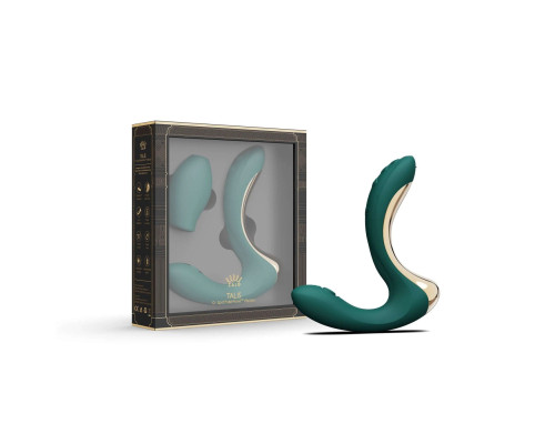Вібратор-пульсатор з вакуумною насадкою Zalo – Talis G-Spot PulseWave Vibrator Turquoise Green