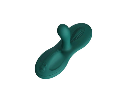 Sit-on-top смарт-вібратор Zalo – Flora Smart Vibrating Pad Turquoise Green, 9 моторів