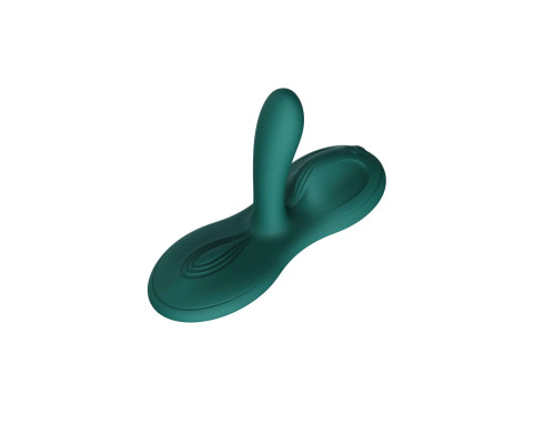 Sit-on-top смарт-вібратор Zalo – Flora Smart Vibrating Pad Turquoise Green, 9 моторів