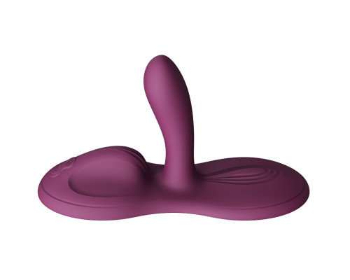 Sit-on-top смарт-вібратор Zalo – Flora Smart Vibrating Pad Velvet Purple, 9 моторів