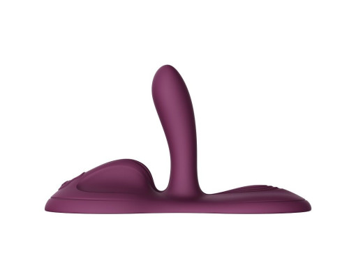 Sit-on-top смарт-вібратор Zalo – Flora Smart Vibrating Pad Velvet Purple, 9 моторів