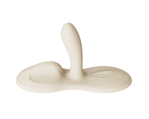 Sit-on-top смарт-вібратор Zalo – Flora Smart Vibrating Pad Ivory White, 9 моторів