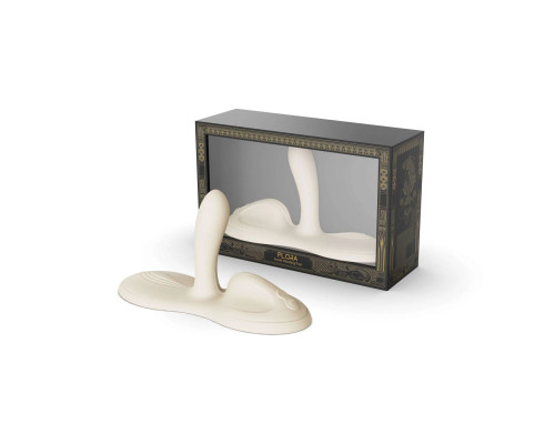 Sit-on-top смарт-вібратор Zalo – Flora Smart Vibrating Pad Ivory White, 9 моторів