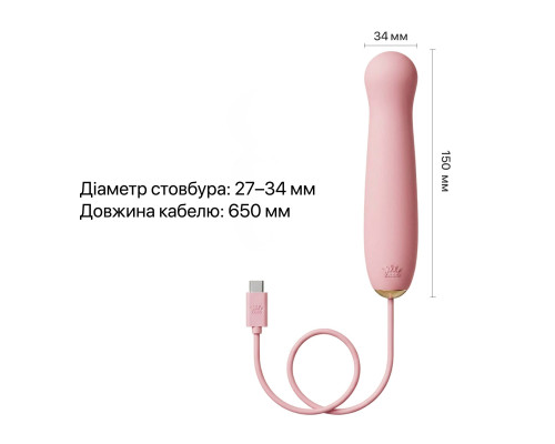 Пульсатор Zalo – AVA Attachment Sakura Pink для смарт-вібромасажера Zalo – AVA