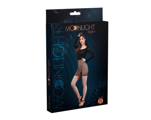 Еротична сукня Moonlight Model 13 XS-L Black (м'ята упаковка!!!)