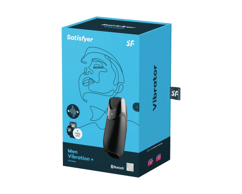 Смарт-мастурбатор з вібрацією Satisfyer Men Vibration+ (м'ята упаковка!!!)