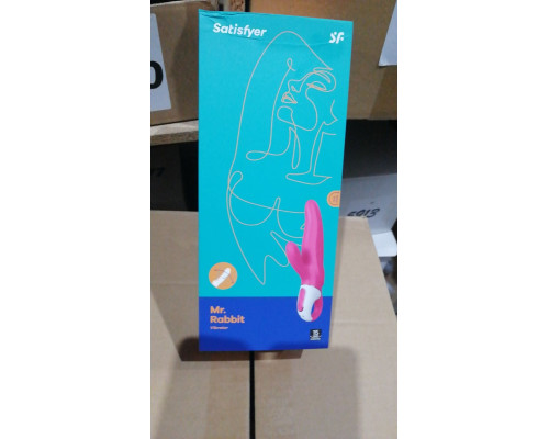 Потужний вібратор-кролик Satisfyer Vibes Mr. Rabbit (м'ята упаковка!!!)