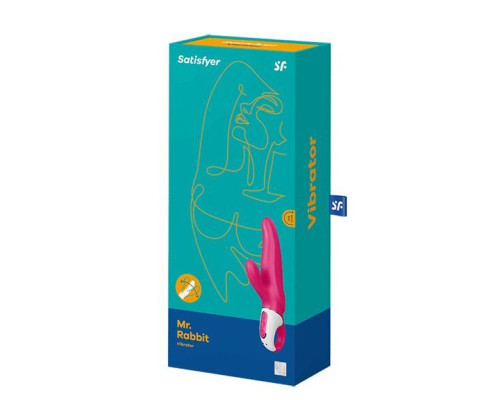 Потужний вібратор-кролик Satisfyer Vibes Mr. Rabbit (м'ята упаковка!!!)