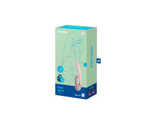 Смарт вібратор-кролик із підігрівом Satisfyer Heat Wave Mauve (м'яте паковання!!!)