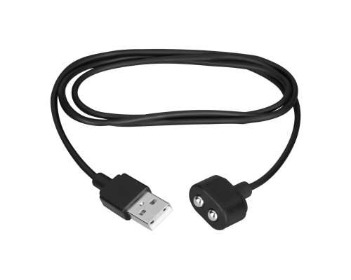 Зарядка (запасной кабель) для игрушек Satisfyer USB charging cable Black (мятая упаковка!!!)