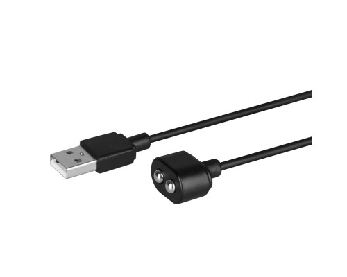 Зарядка (запасной кабель) для игрушек Satisfyer USB charging cable Black (мятая упаковка!!!)