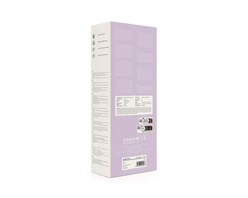 Тонкий кролик-вібратор Svakom Cici+ 2 Lilac, керування зі смартфона, підігрів до 38 °C